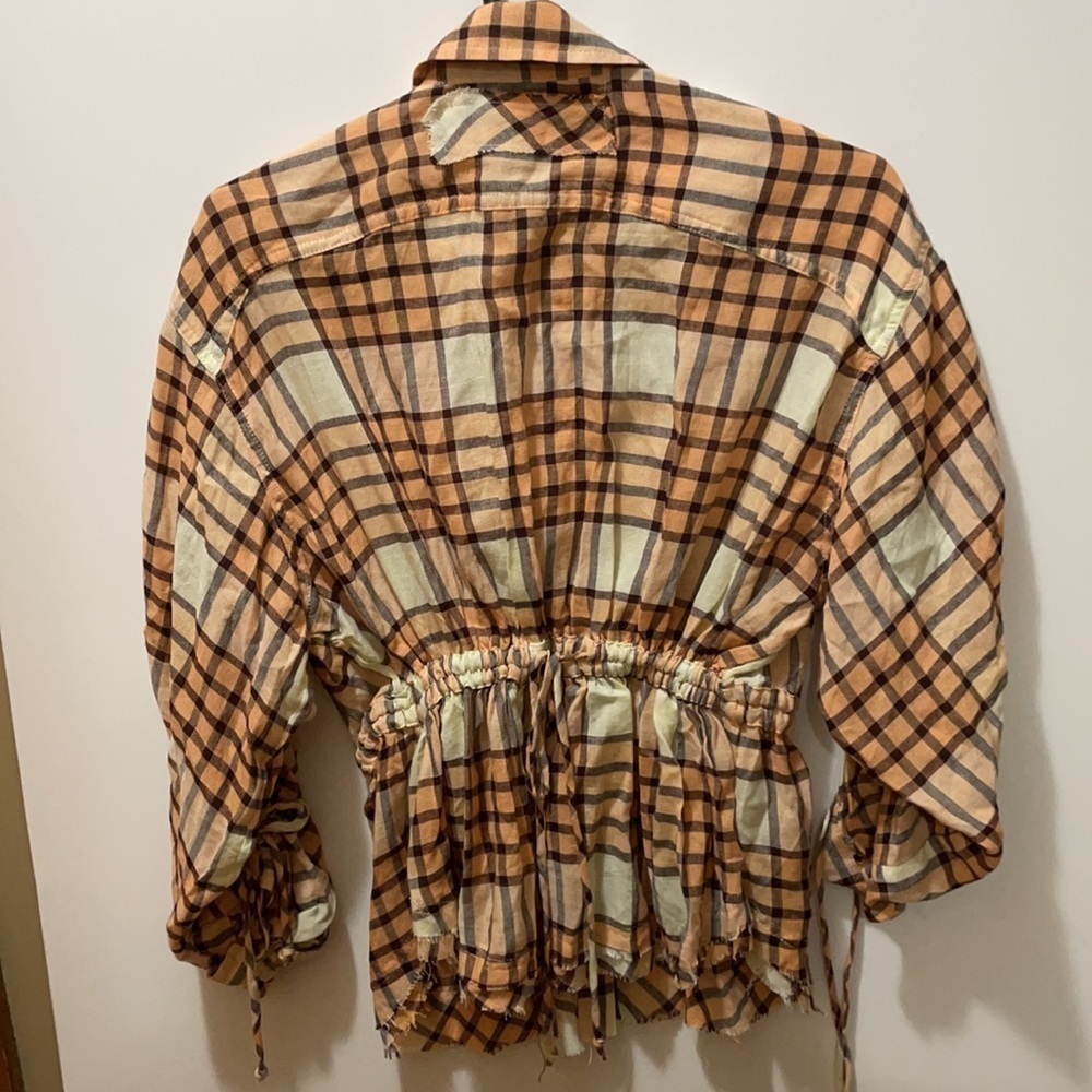We The Free Peach Tree Combo Plaid Top - Picture 11 of 13
